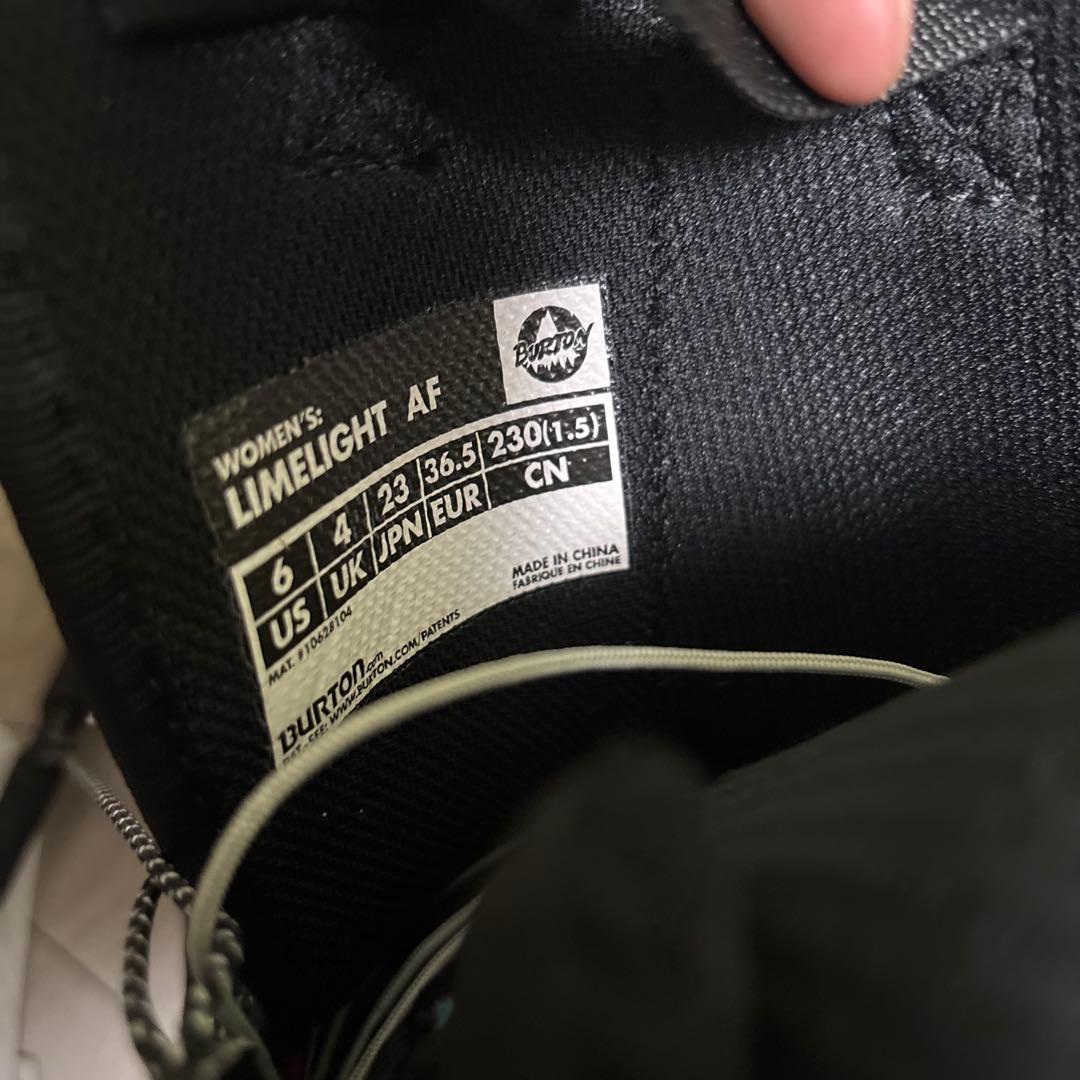 美品　BURTON LIMELIGHT AF スノーブーツ 23cm
