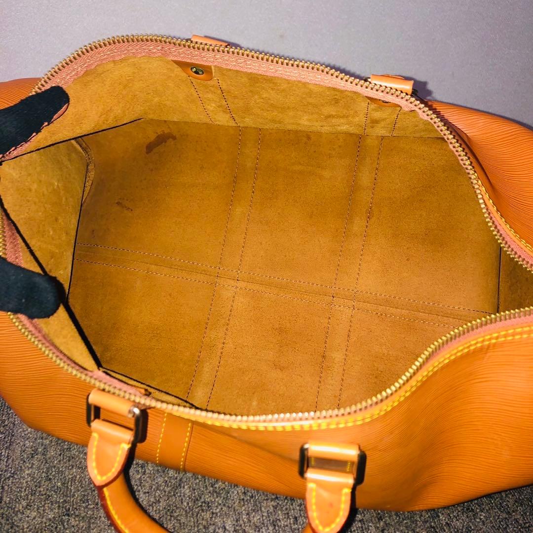 E71希少✨ルイヴィトン エピ レザーボストンバック 旅行カバン キーポル 45