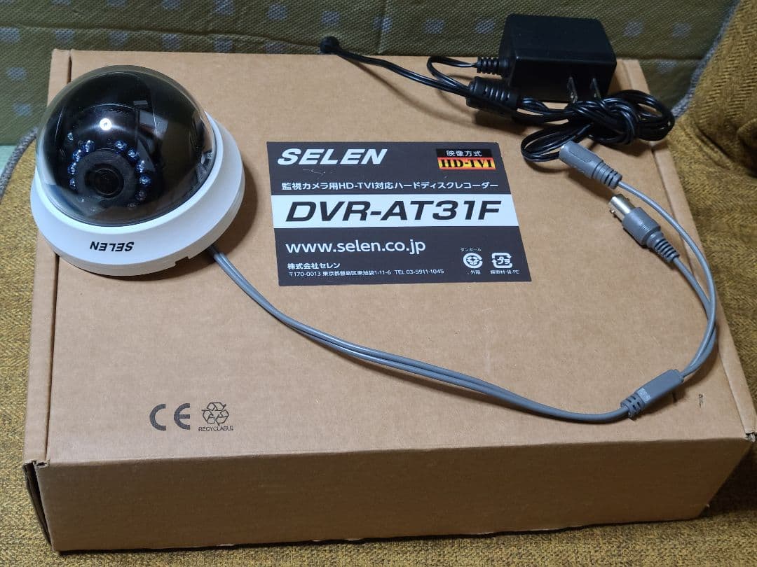 SELEN SHT-N381 防犯カメラ DVR-AT31F ハードディスク