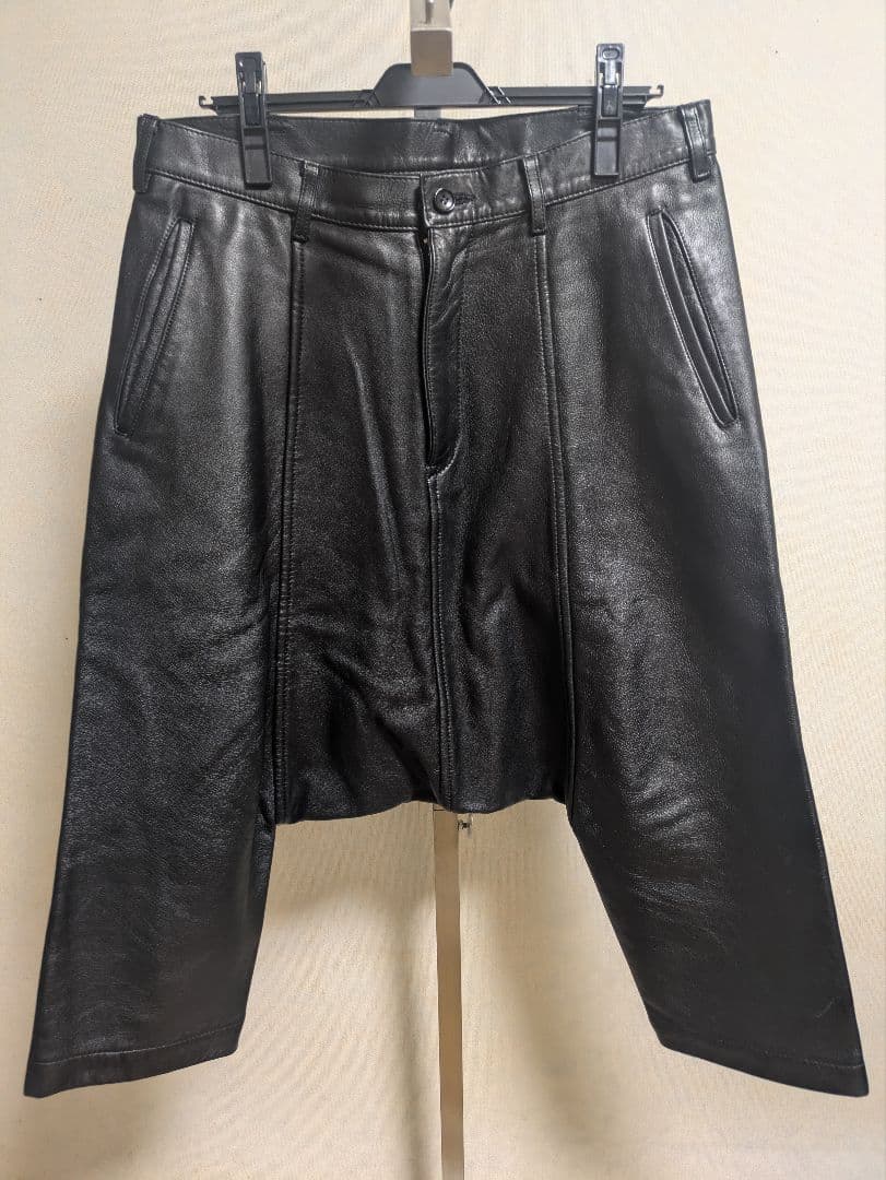 COMME des GARCONS HOMME PLUS レザー サルエル