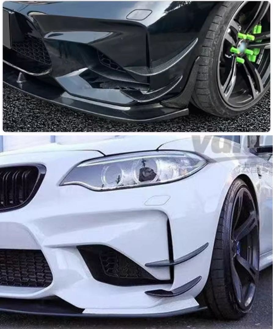  M2 F87 カーボンフロントバンパーカナード