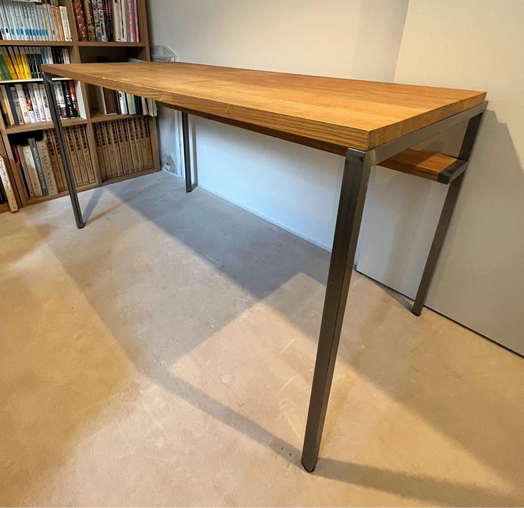 [送料込み] 無垢材 × アイアン　ワークデスク