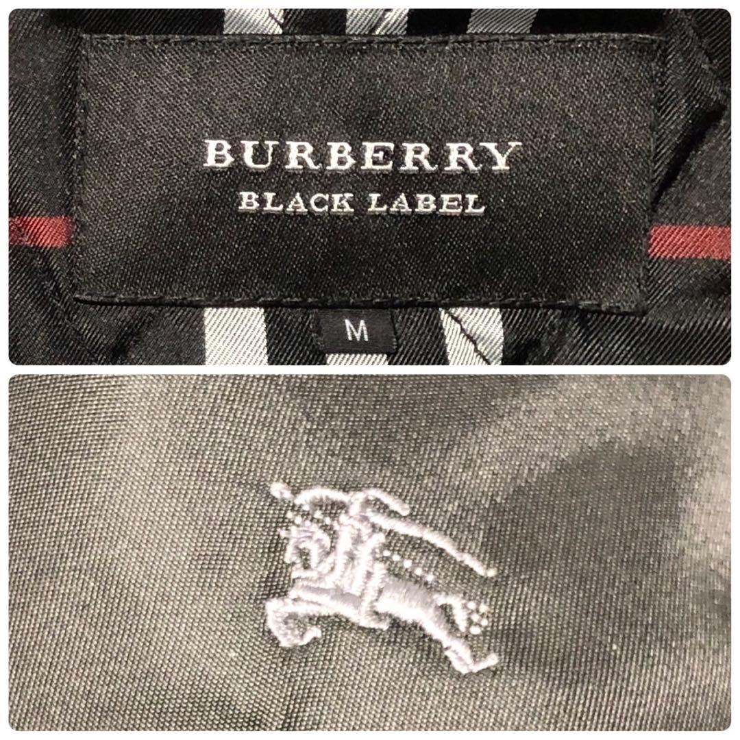 未使用に近い BURBERRY BLACK LABEL ミニタリー モッズコート