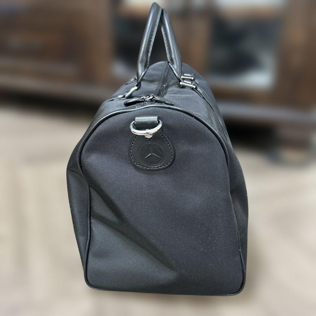 【美品】ハンティングワールド ×ベンツ ボストンバッグ　2way 大容量　黒