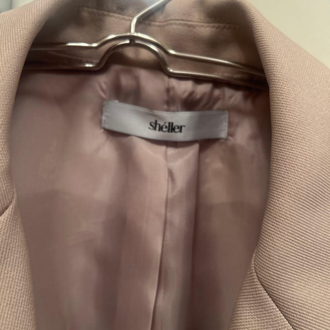 sheller ベージュ ダブルブレストジャケット