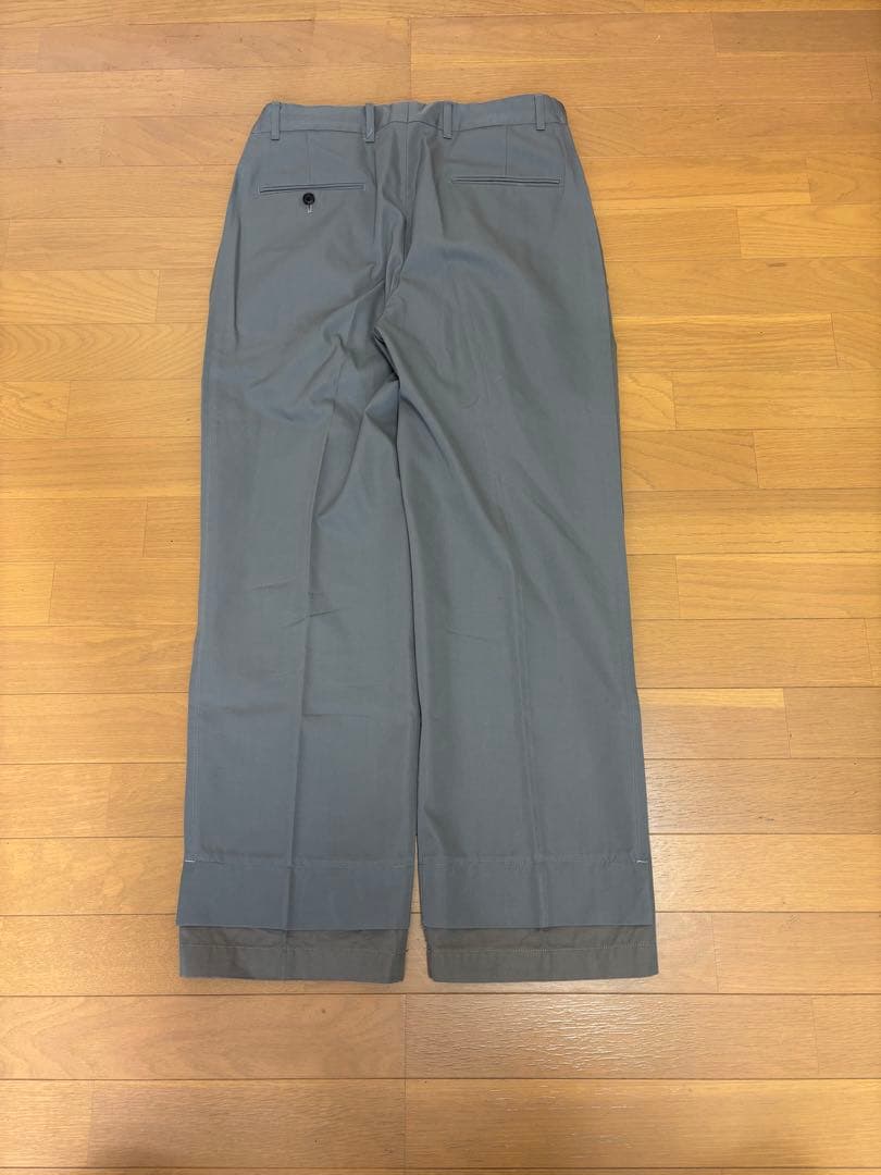 ヨーク　23SS Broken Wide 2pleated Trousers
