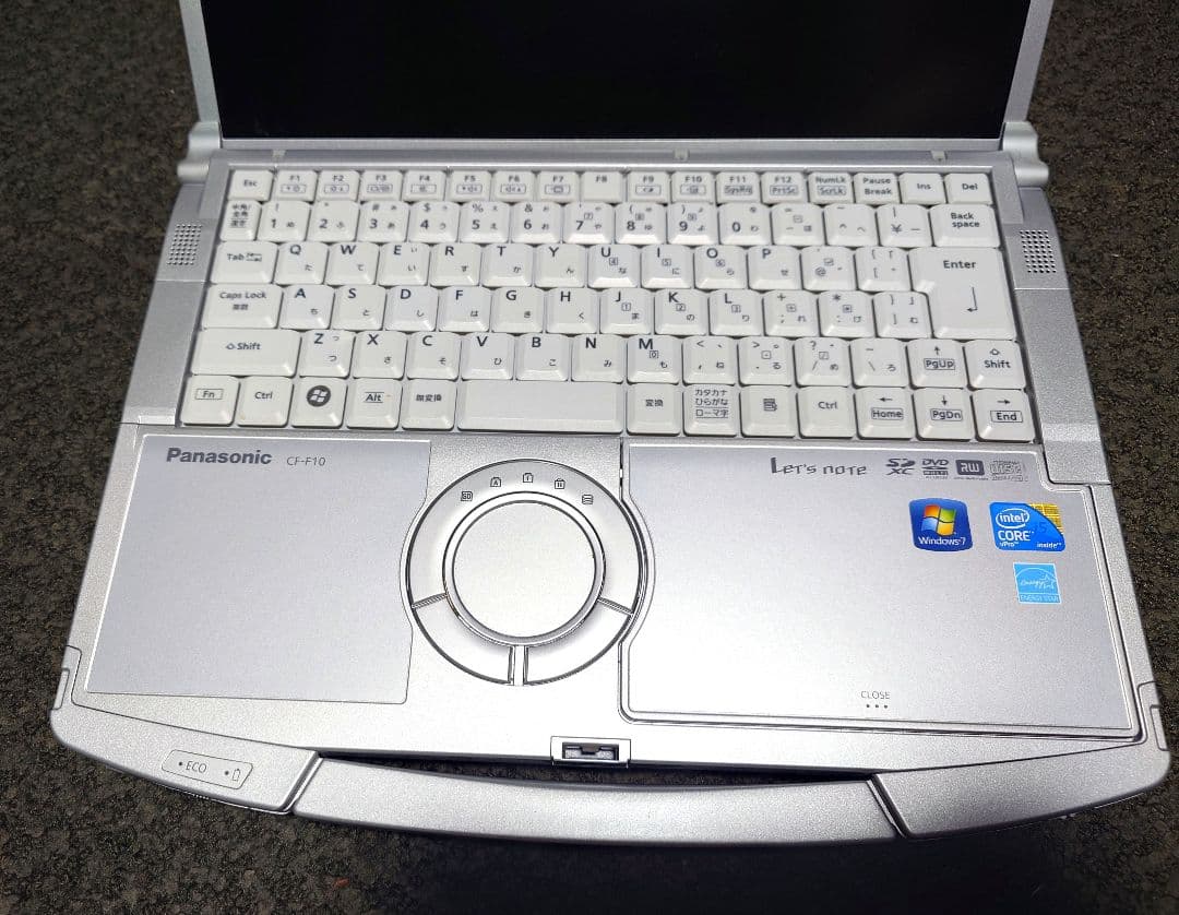 Windowsノート本体 Panasonic Let's note CF-F10 Windous7