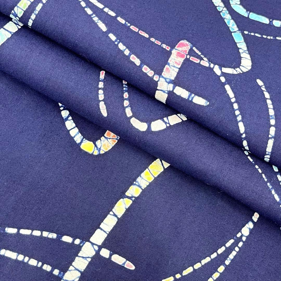 【着物と帯 時流】Y25911◆浴衣◆三越 注染 トールサイズ コーマ地 未使用