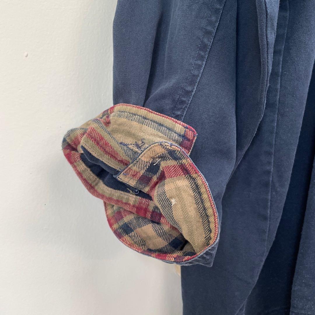 古着 ハンティングジャケット カバーオール コート ヴィンテージ 紺 ネイビー