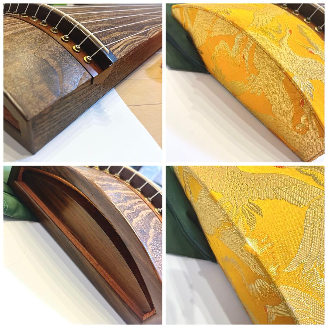 【美品】13弦　琴 すだれ掘り　付属品多数　送料無料　大正琴