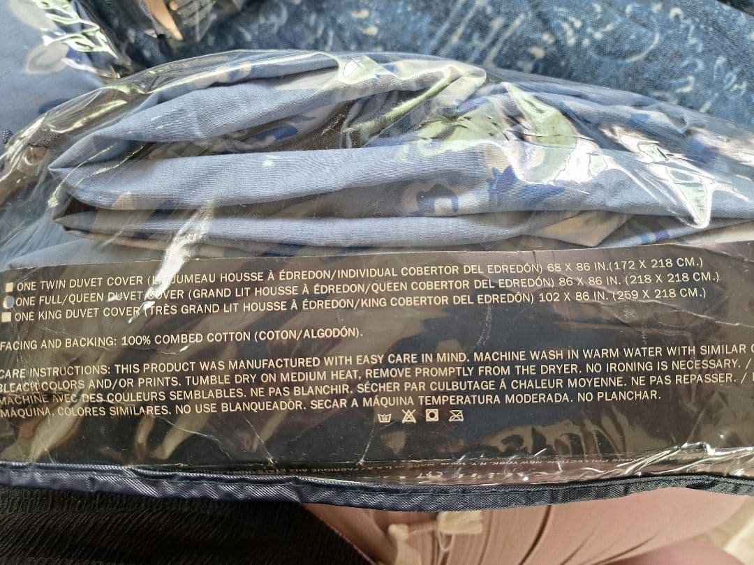 ラルフローレン　コンフォーター＆ピローシャム　セット　クイーン