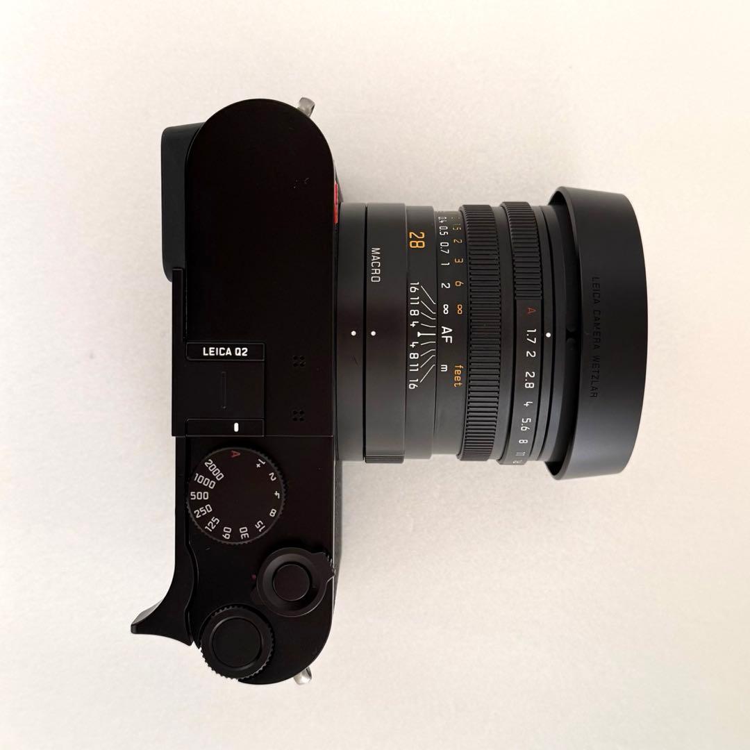 Leica Q2 美品 予備バッテリー 純正サムレスト付き