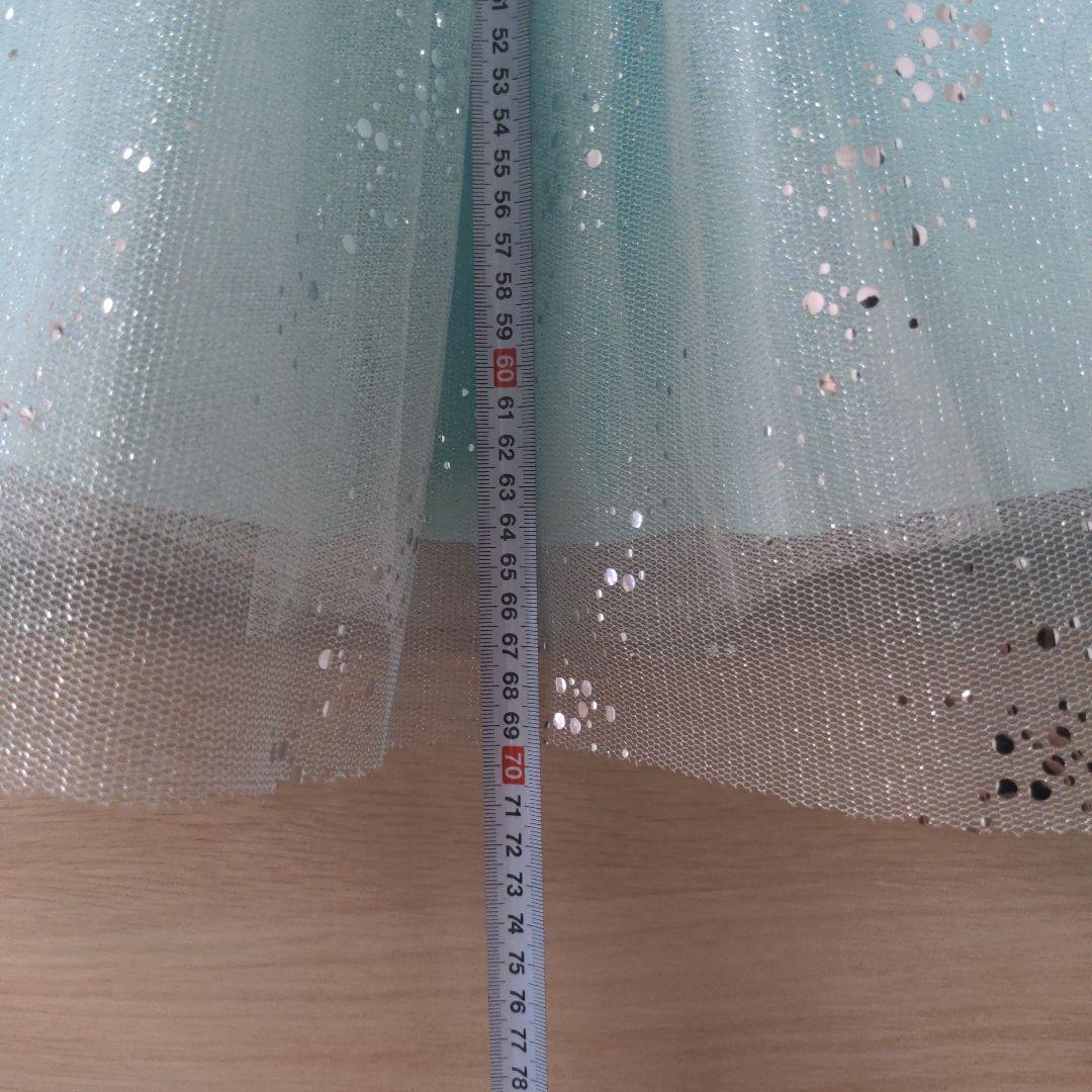 DRESCCO スパンコール装飾ノースリーブドレス