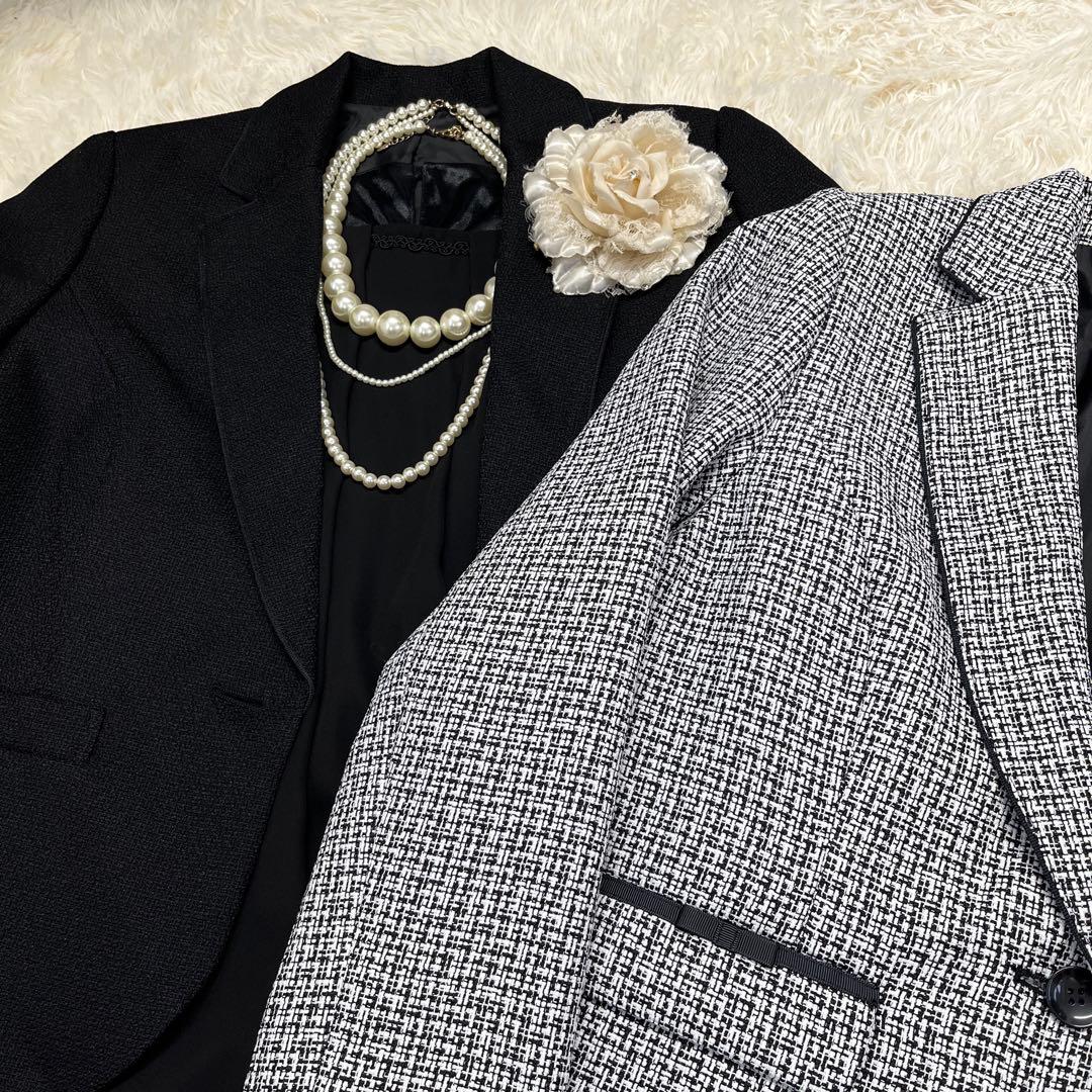 新品★フォーマルスーツ 19号 ジャケット2点+ワンピース3点セット大きいサイズ