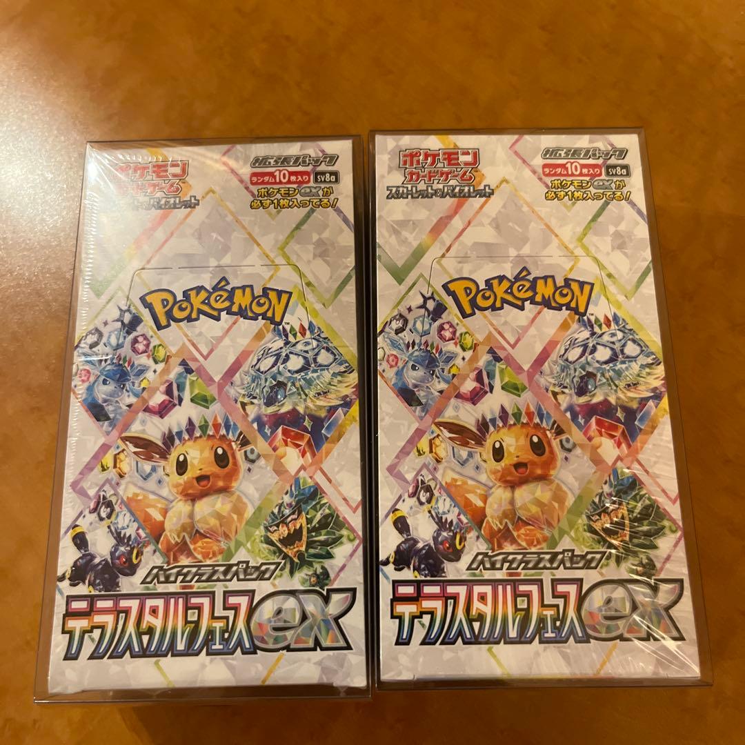 【新品未開封・シュリンク付きハードケース】テラスタルフェスEX 2個