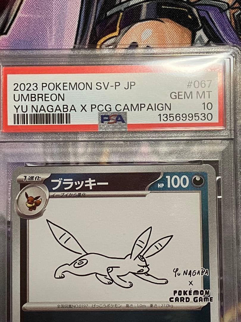 ポケカ　ブラッキー　NAGABA psa10