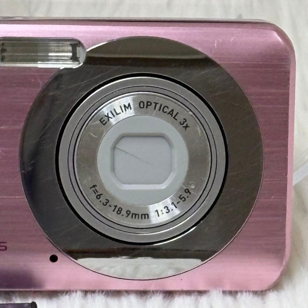 CASIO カメラ　エクシリム　EX-Z80 ピンク　コンデジ　動作品　訳あり