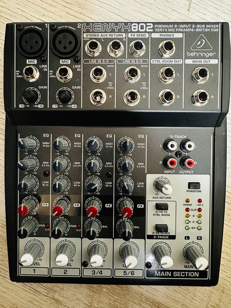 Amleth　ベリンガー ミキサー XENYX 802 & UM2 ケース