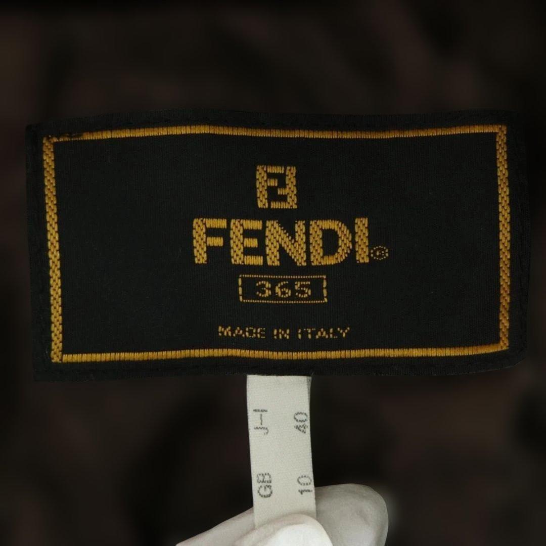 フェンディ FENDI 365 ベルベット　ブレザー テーラードジャケット　40