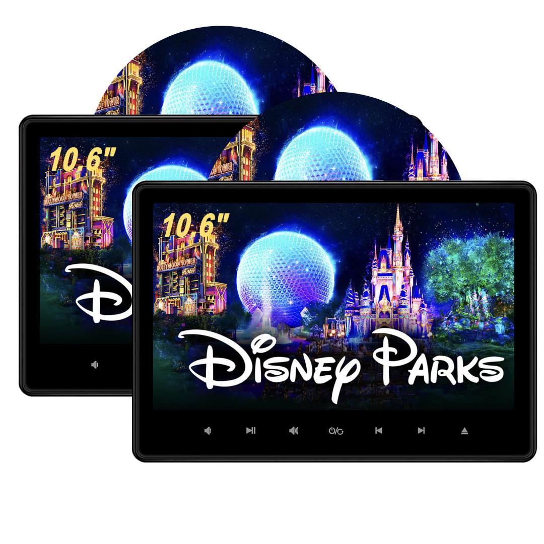 INTENAVI 夏のセール 10.6インチ DVDモニター 2台セット