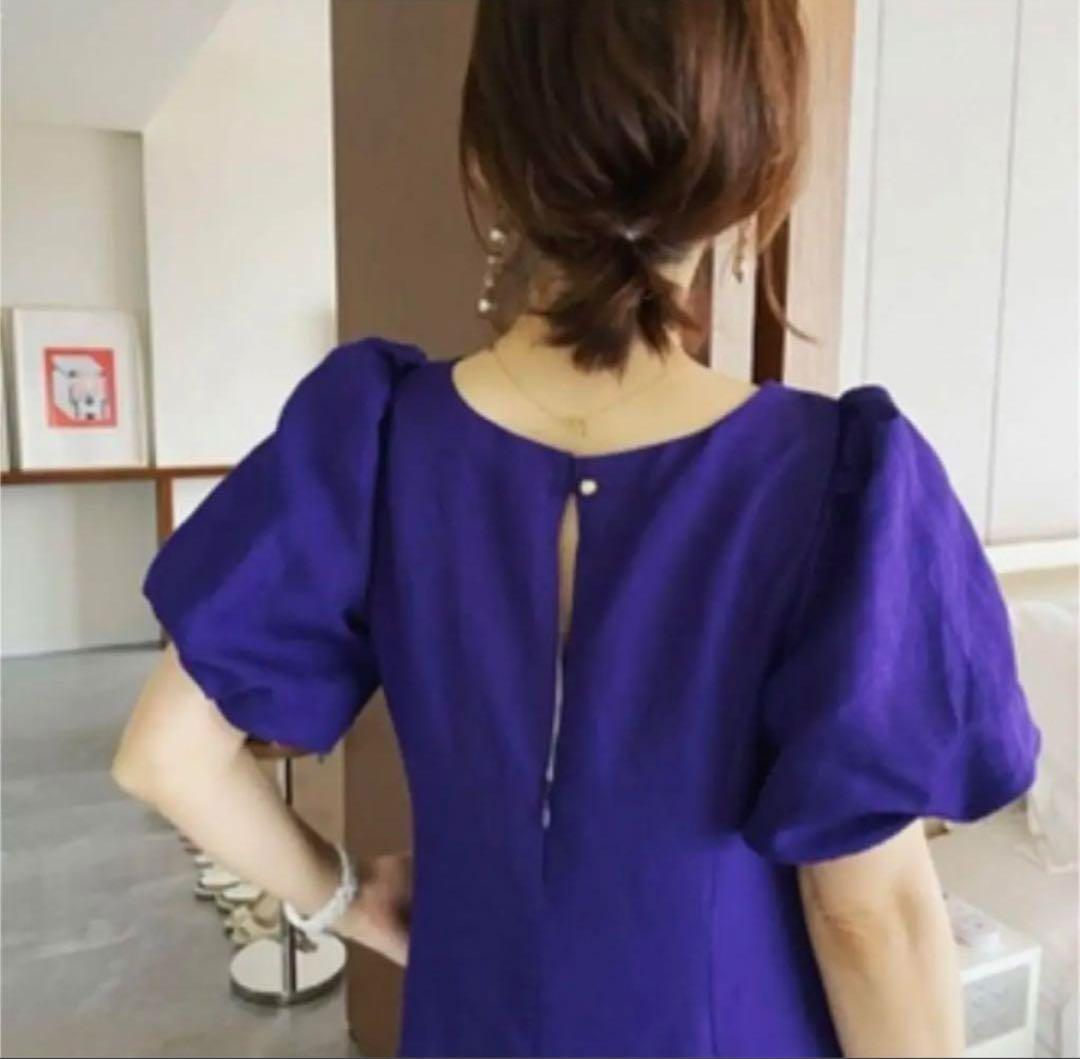 イデアルーチェ　リネンパフワンピース