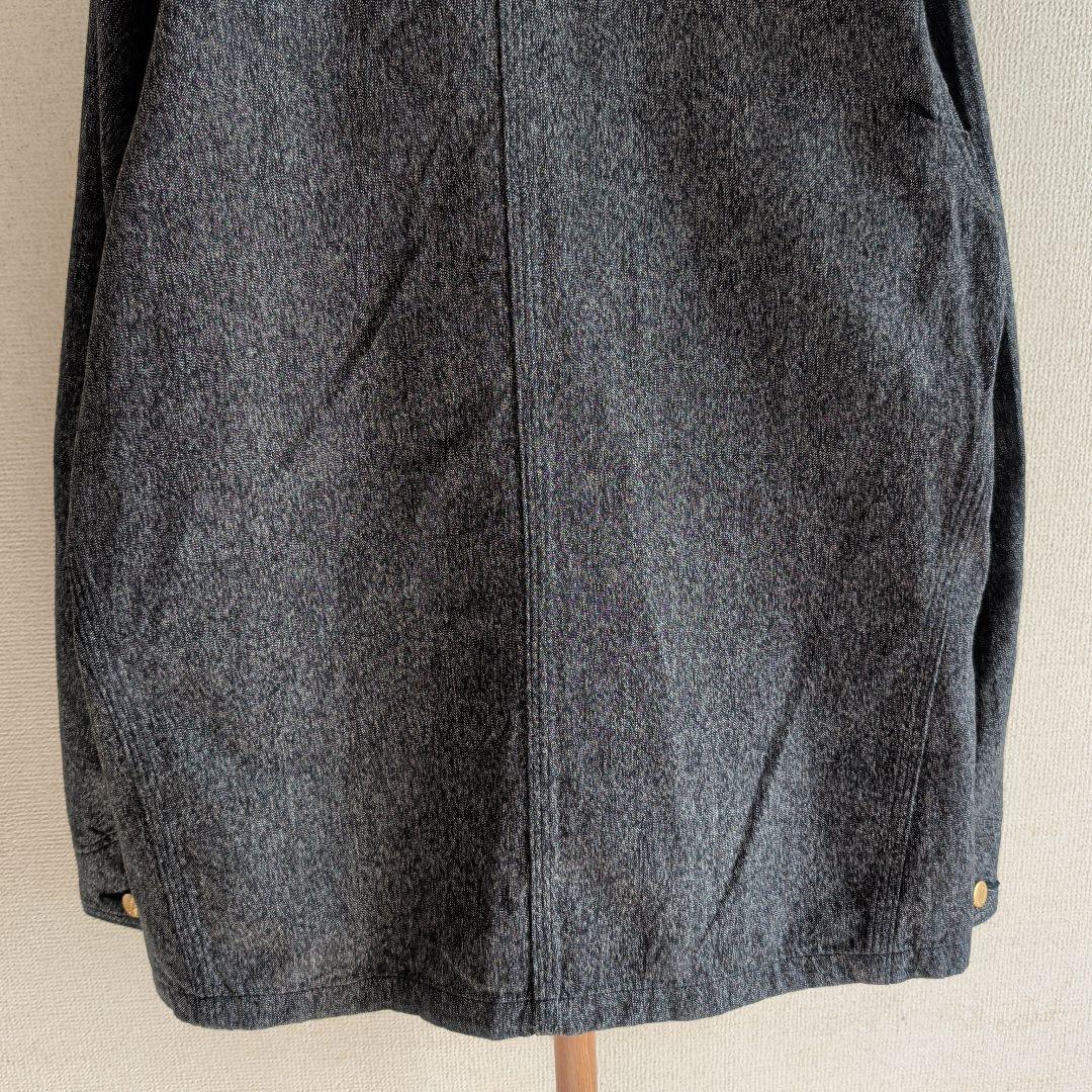 シュガーケーン 9oz. ブラックコバート ワークコート カバーオール M