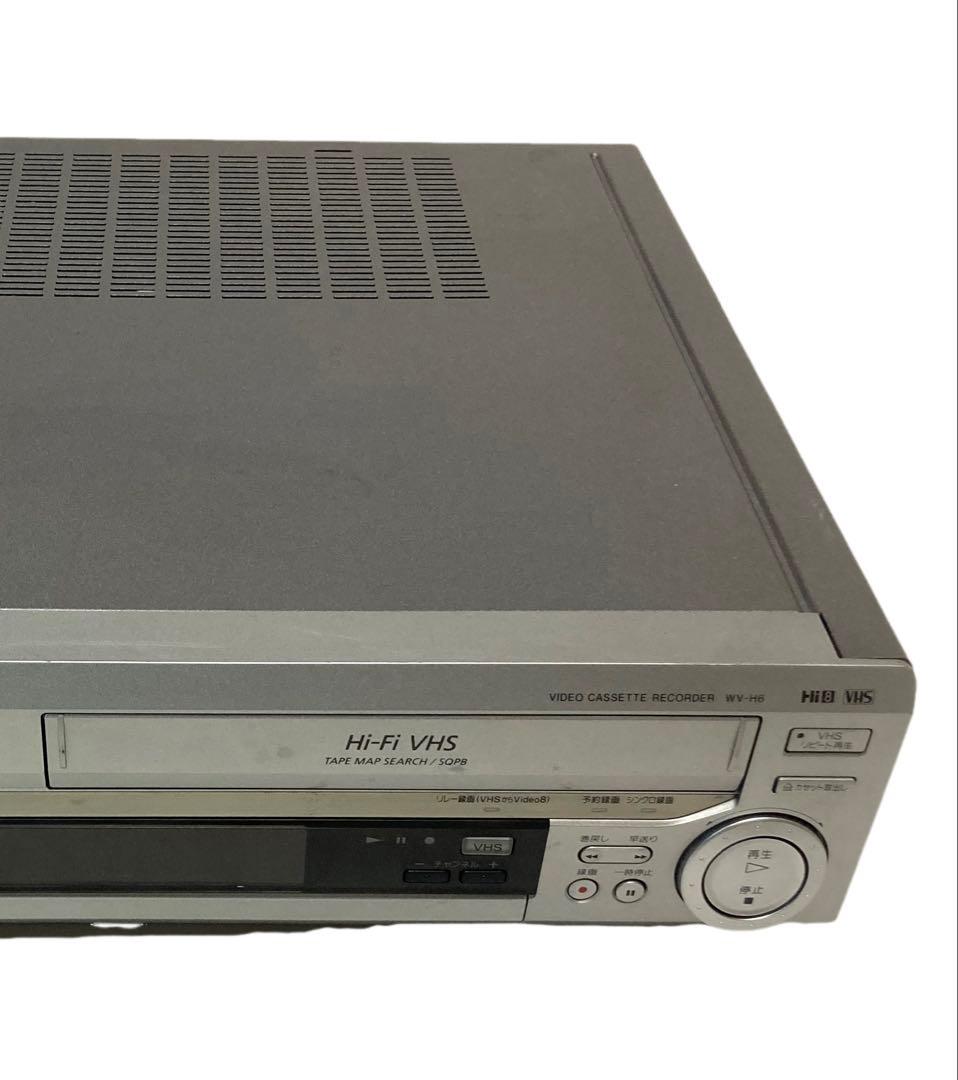 【整備済】Hi8 VHS ダブルデッキ 8mm ビデオデッキ WV-H6