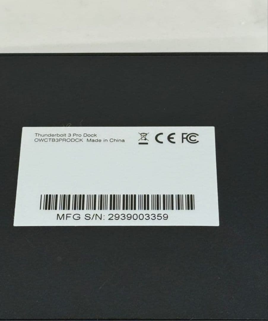 ジ*ン様 OWC Thunderbolt 3 Pro Dock 10GbE 10