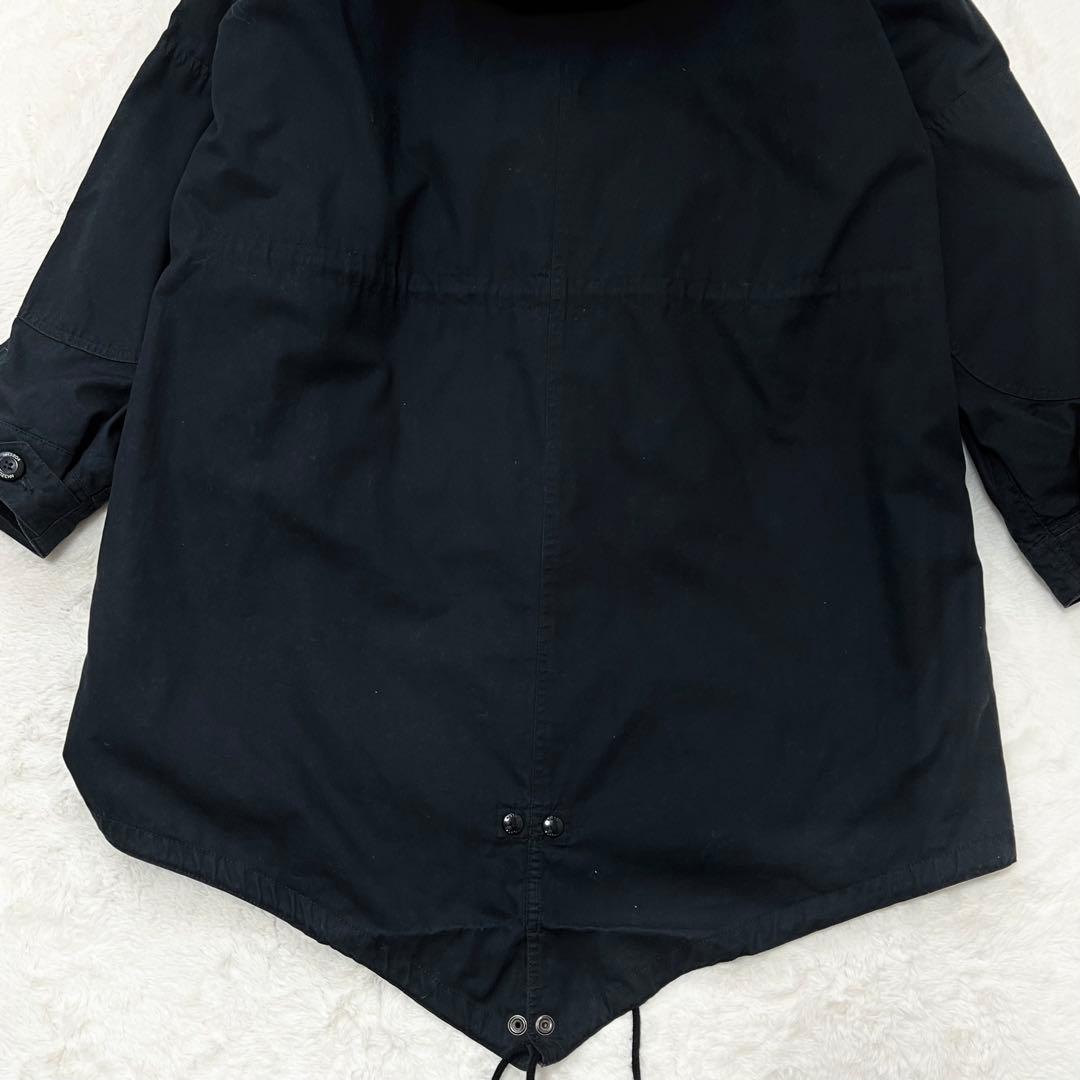 【にや】ネイバーフッド✨️10周年記念　モッズコート　ファー　取り外しフード