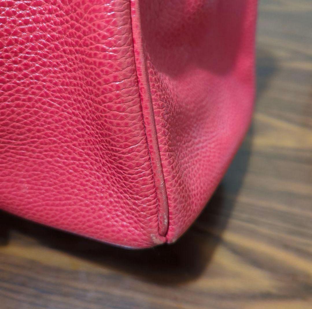 ヘンリーハイクラス HIGH CLASS レッド ハンドバッグ