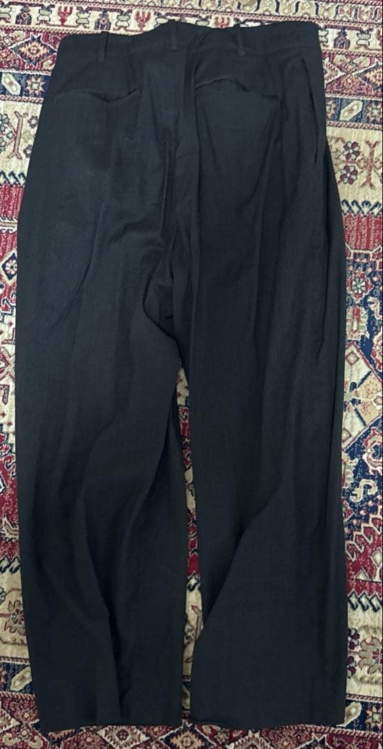 パンツ blurhmsWool Rayon Silk Super Wide Slacks
