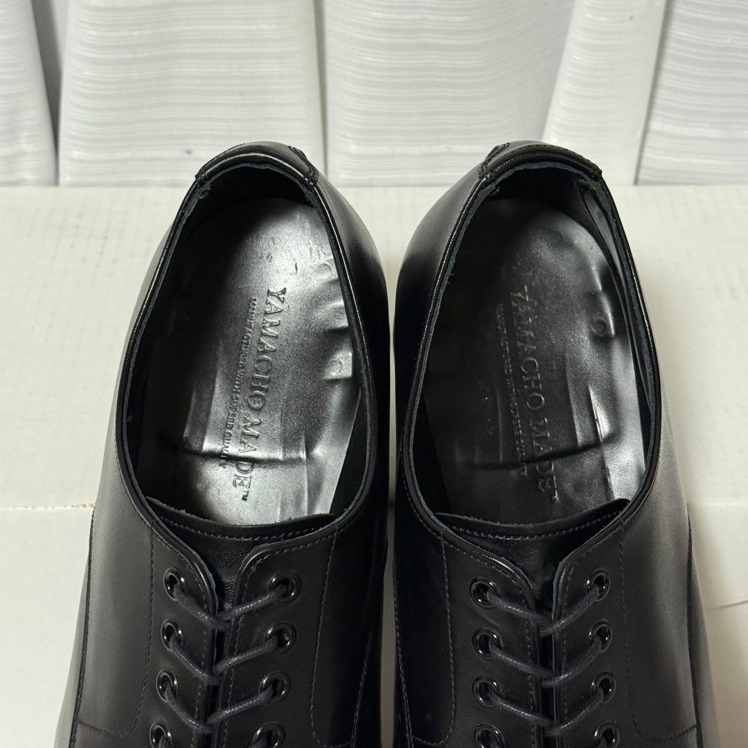⭐️極美品⭐️　三陽山長　ビジネスシューズ　モカシン　レースアップ　ブラック