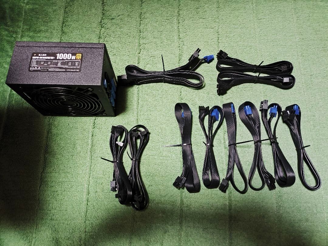 玄人志向 1000w 電源ユニット 80PLUS GOLD