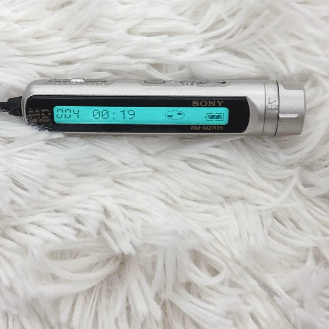 【極希少】SONY MZ-R55 ポータブルMDレコーダー MD WALKMAN