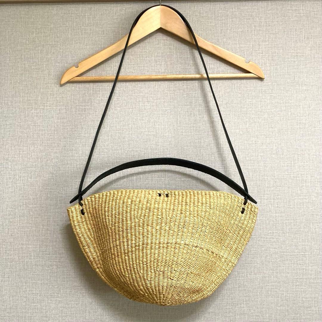 [本日限定]新品 イネスブレッサンド　MEDIUM WALNUT かごバッグ