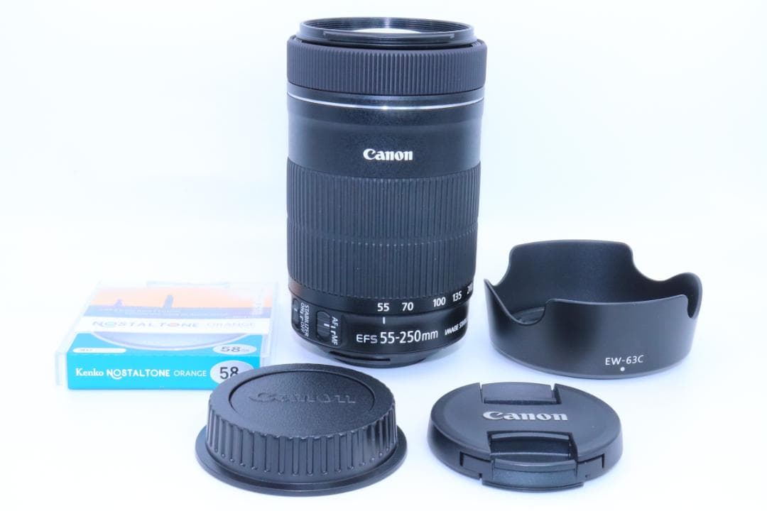 【新品級・保証付】Canon EF-S 55-250mm IS STM レンズ③