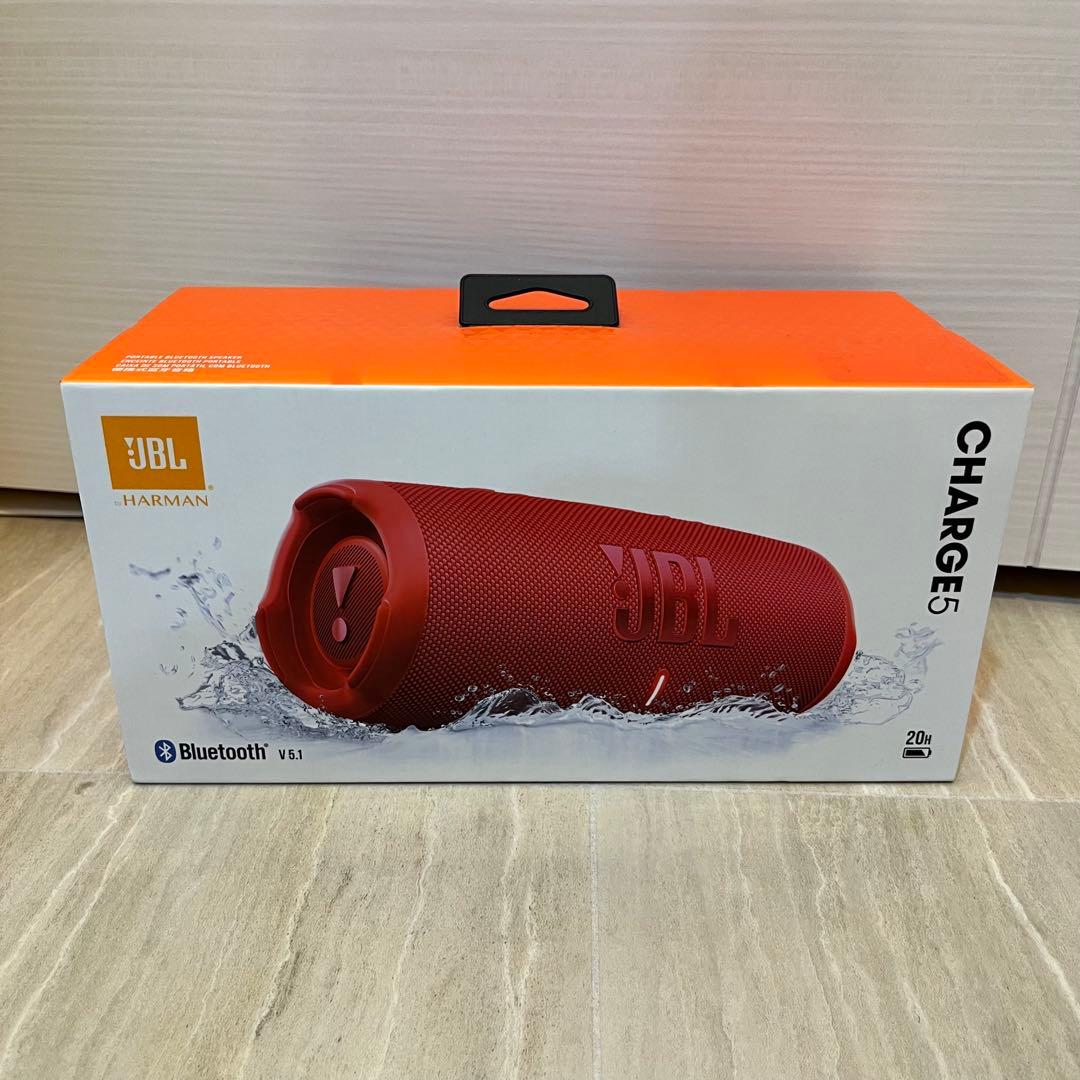JBL Charge 5 レッド　ポータブルスピーカー　ワイヤレス