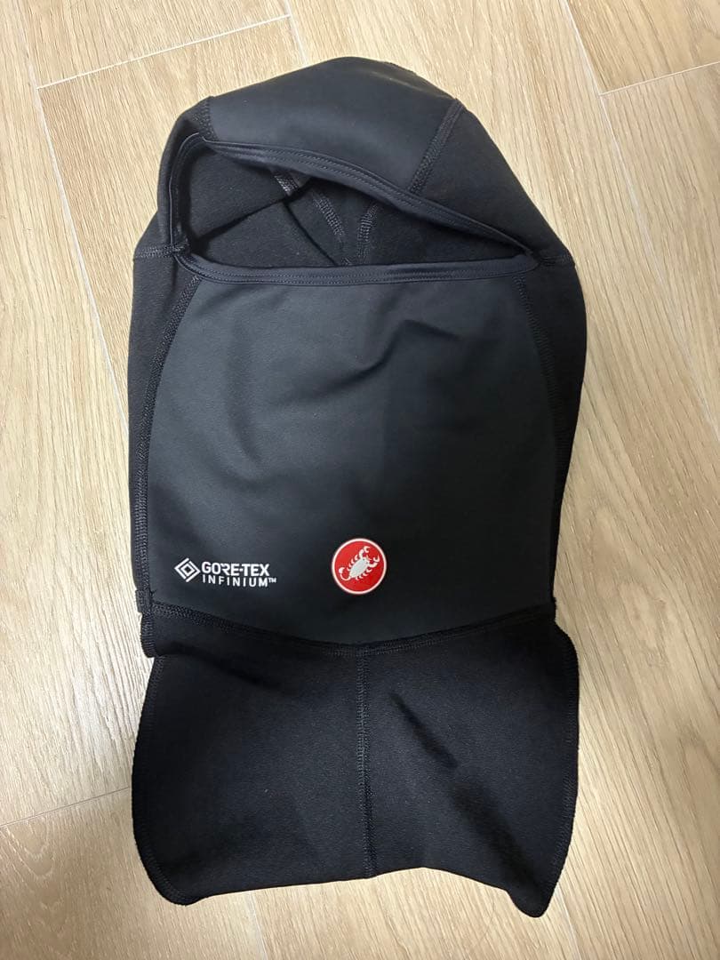 CASTELLI サイクルジャケット 上下+フード付きM ブラック