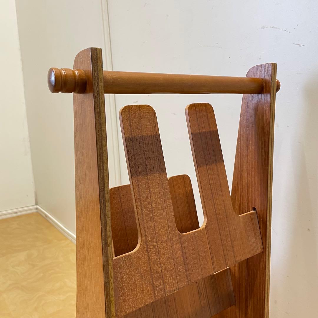 ルンルン 希少 ビンテージ サイトーウッド スリッパラック 4足