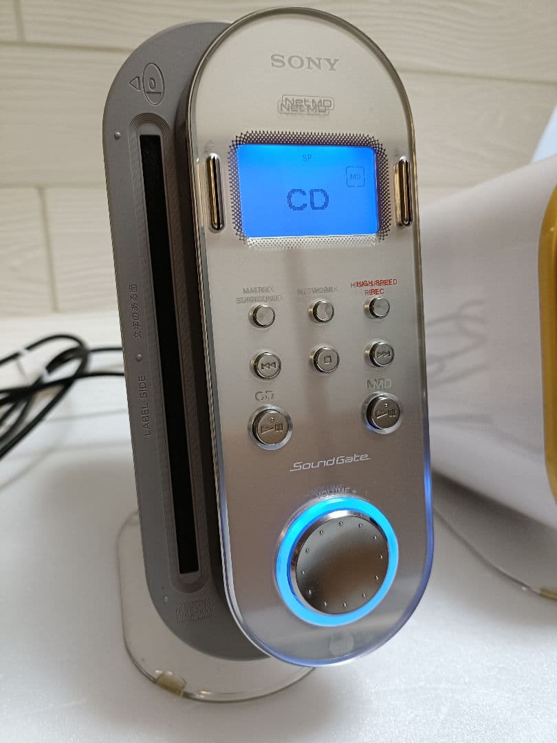 【リモコン付】SONY LAM-Z03 デスクトップオーディオ　ＣＤ＆ＭＤ