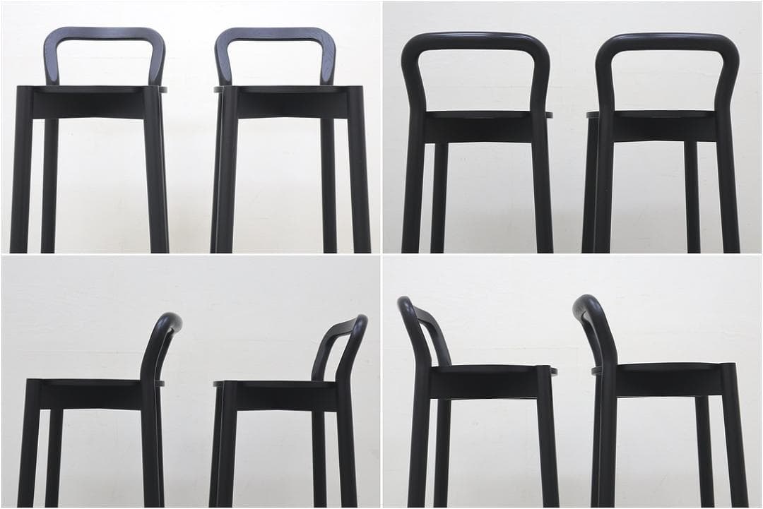 KNS カリモク ニュースタンダード キャストール バー スツール バックレスト