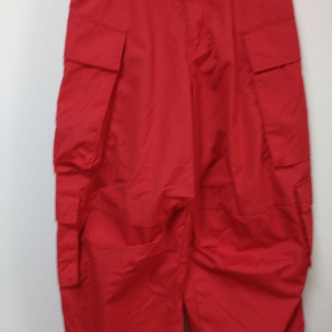 レッド カーゴパンツ ゴムウエスト RNA 赤美品