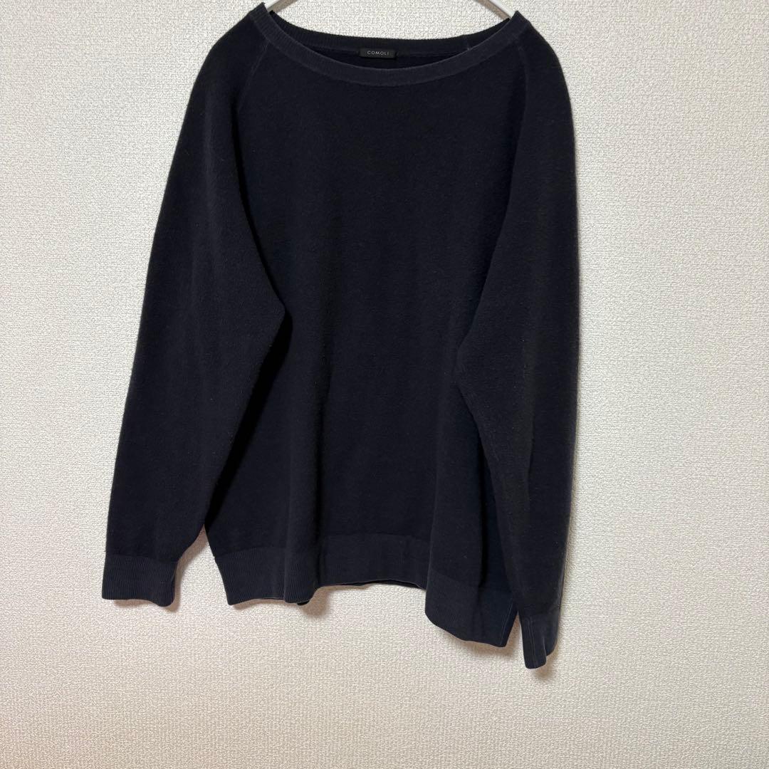 COMOLI コモリ ウール100% クルーネック ニット セーター