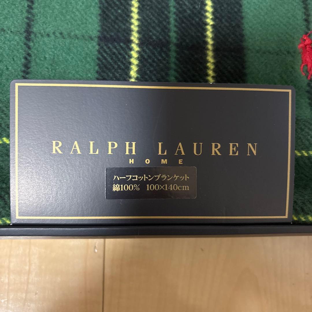 どっこいまつもとさん専用　Ralph Lauren ハーフコットンブランケット