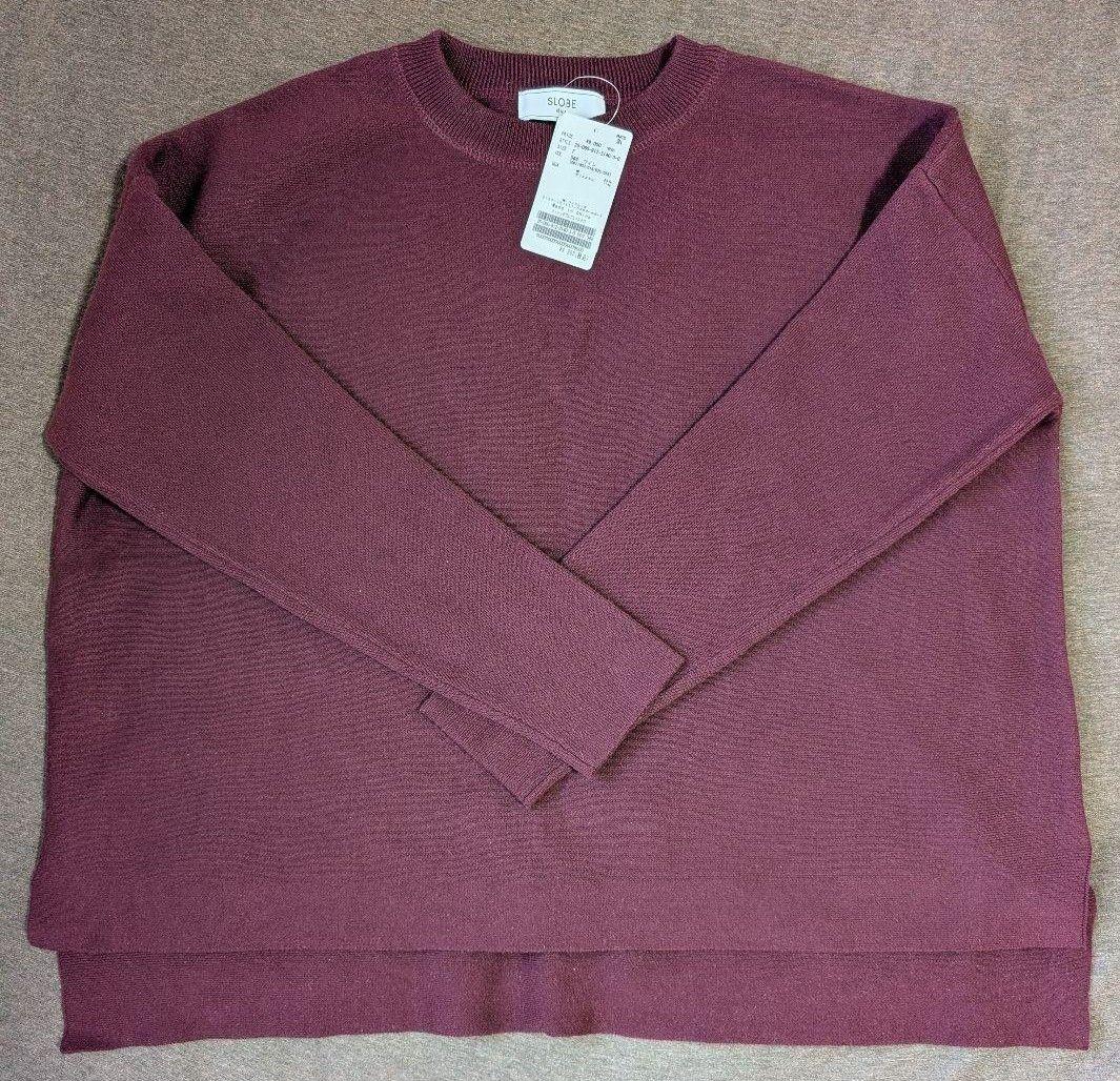 mecchi　新品未使用スローブイエナコットンダブルフェイスプルオーバー