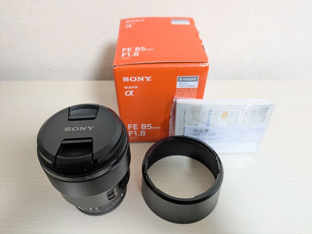 美品 SONY FE85mm F1.8 SEL85F18