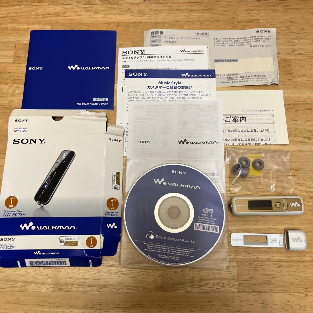 SONY WALKMAN ウォークマン　NW-E023F 動作確認済