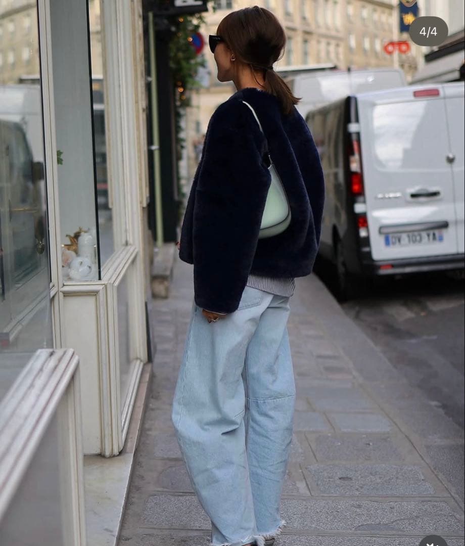 ジプソフィア ノーブルブルゾン エコファーコート Gypsohila