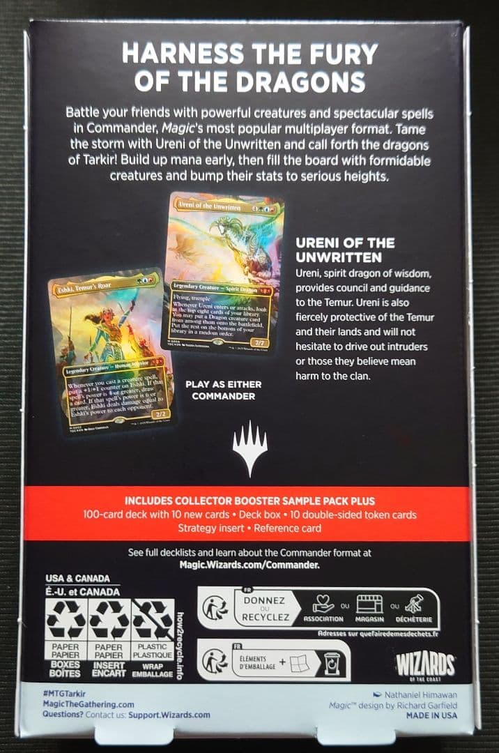 mtg 未開封 ティムールの咆哮 英語版 統率者デッキ tdc