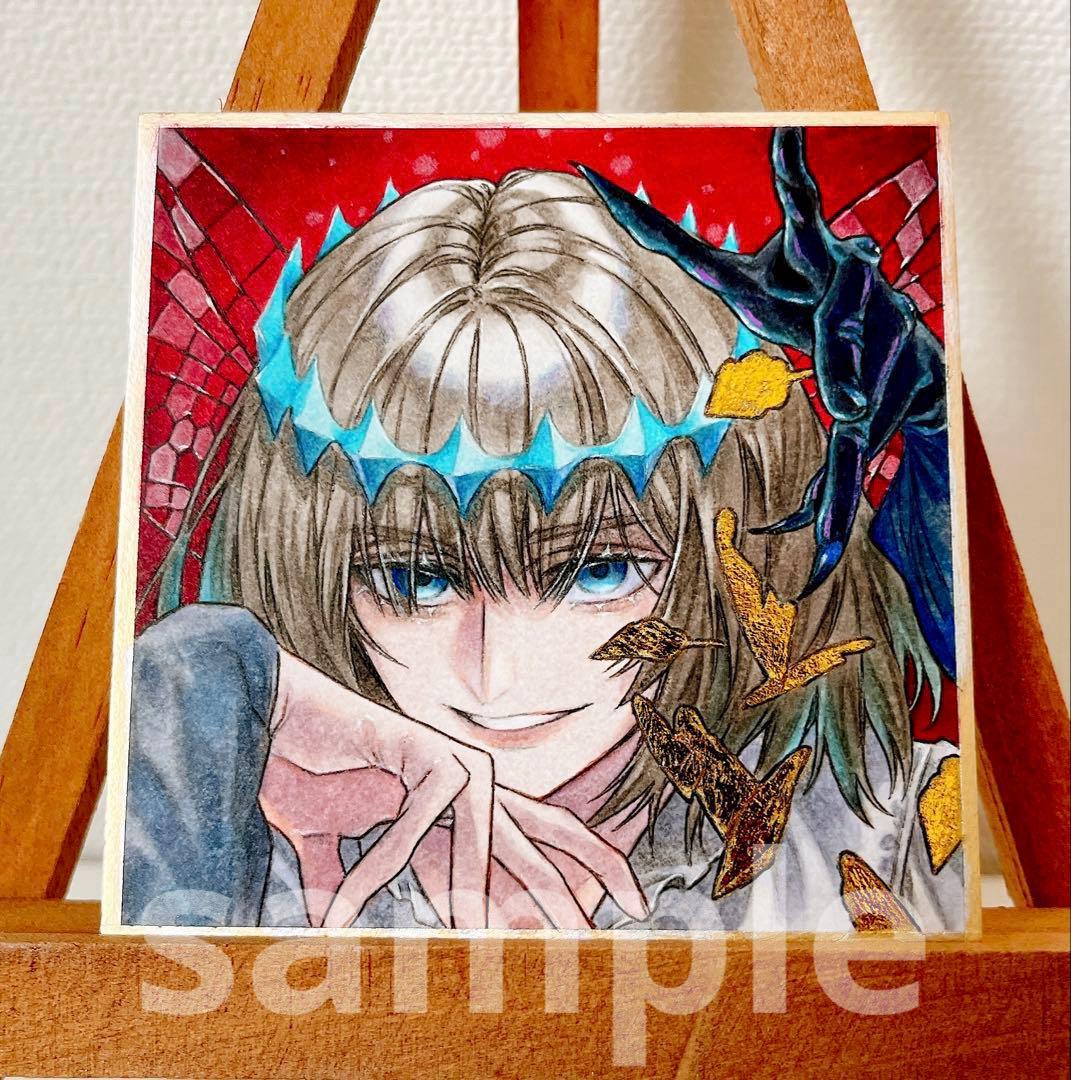 ✴︎ mil ✴︎　手描き　イラスト　色紙